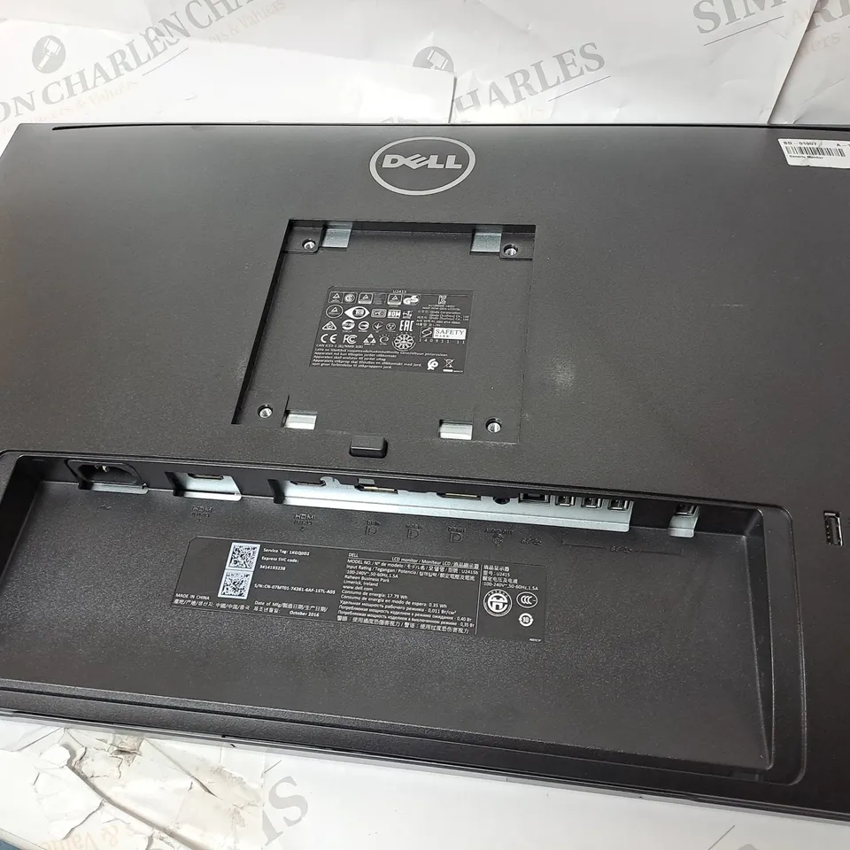 DEL 24" LCD MONITOR MODEL U2415B SERIAL #CN-07MT01-74261-6AF-15TL-A03