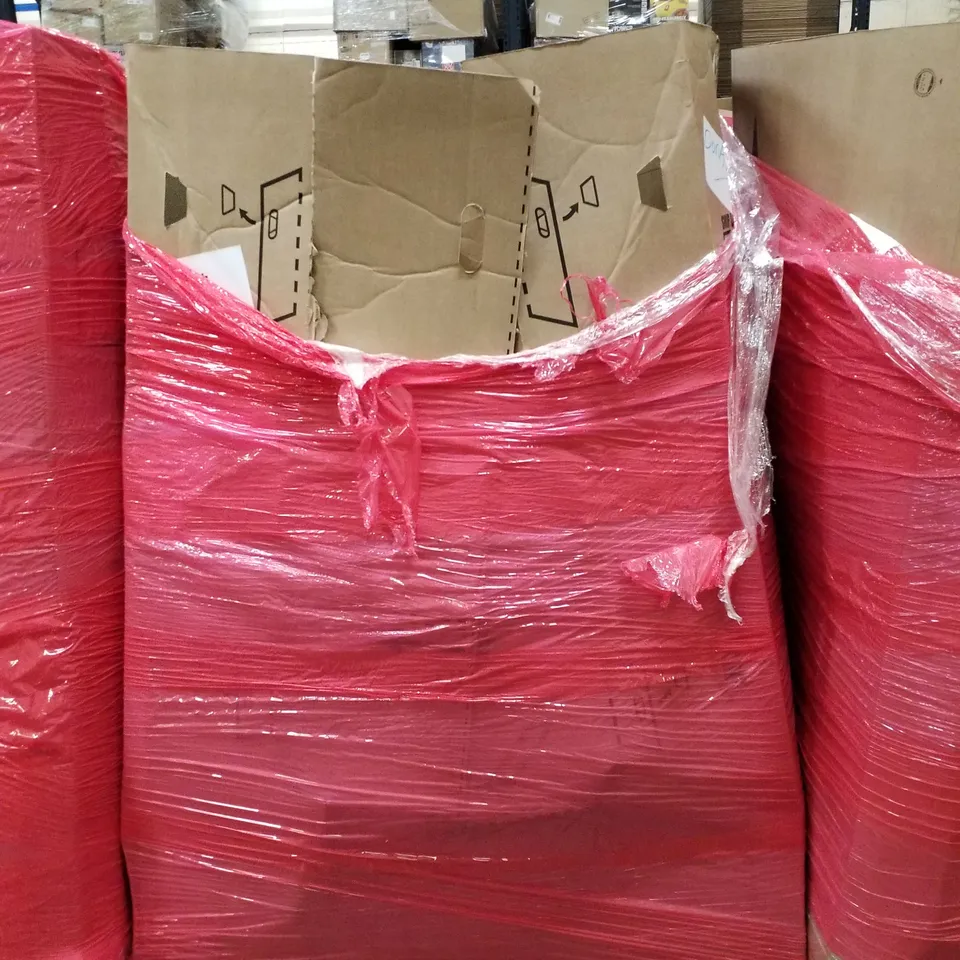 PALLET OF ASSORTED PRODUCTS INCLUDING MESH CHAIR, TOILET SEAT, MULTIFUNCTIONAL FOLDING TABLE, WATERPROOF CABINET 