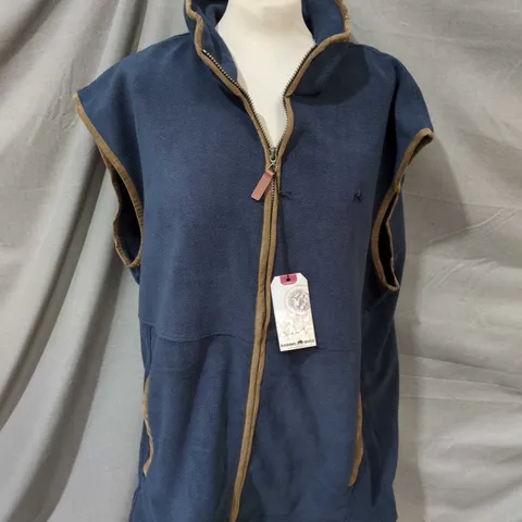 RAGING BULL FLEECE GILET IN NAVY SIZE 3XL