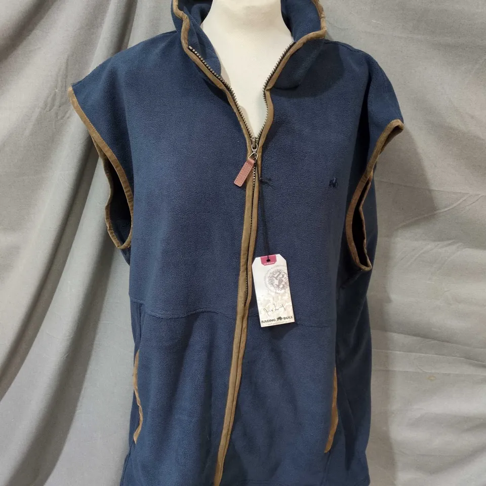 RAGING BULL FLEECE GILET IN NAVY SIZE 3XL