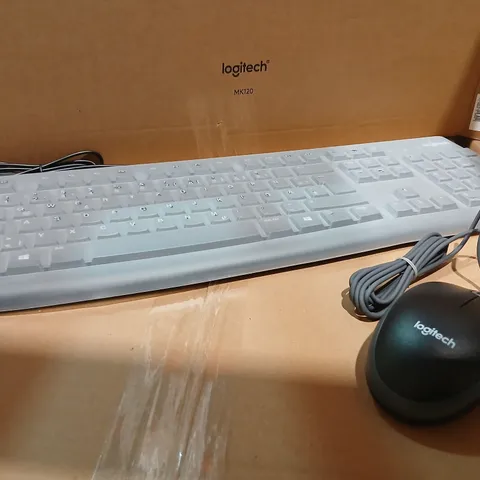APPROXIMATELY 10 LOGITECH MK120 KEYBOARD AND MOUSE