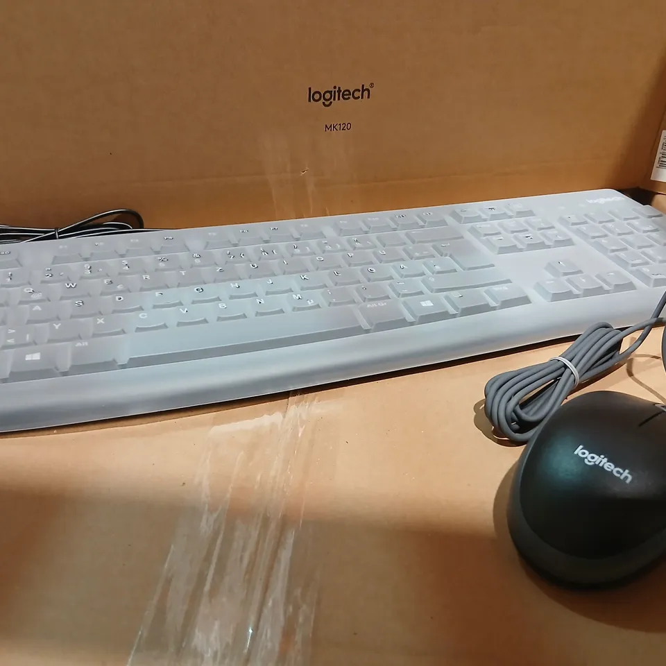 APPROXIMATELY 10 LOGITECH MK120 KEYBOARD AND MOUSE