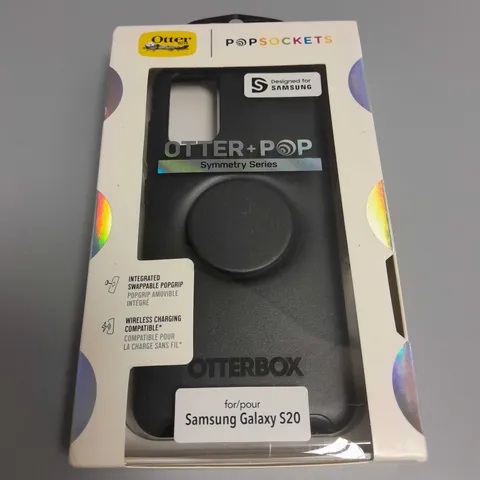 OTTER POP SOCKET SYMMETRY SERIES CASE FOR SAMSUNG GALAXY S20