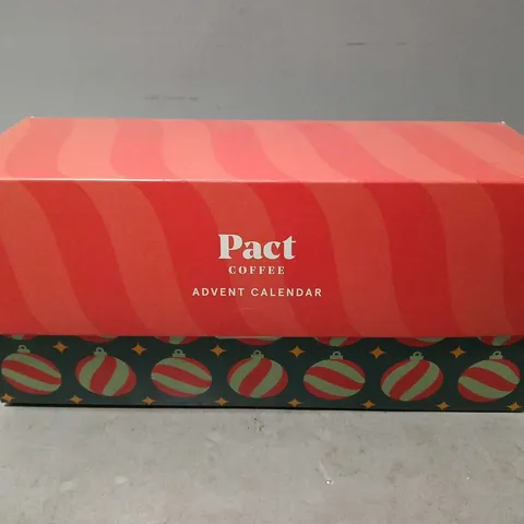 BOXED AND SEALED PACT COFFEE ADVENT CALENDER