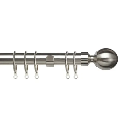 BOXED VERUTIAO ADJUSTABLE 7.11CM SINGLE CURTAIN POLE