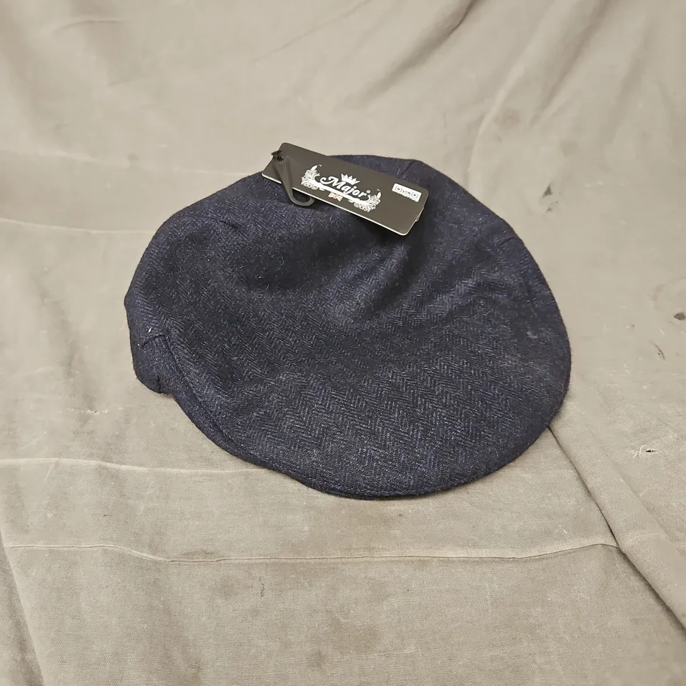 MAJOR WEAR FLAT CAP IN NAVY SIZE M