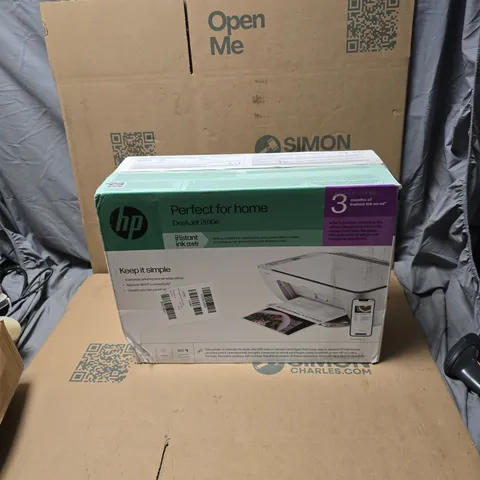 HP DESKJET 2810E PRINTER – HOME OFFICE WITH POWER LEAD AND HP 305 COLOUR CARTRIDGE