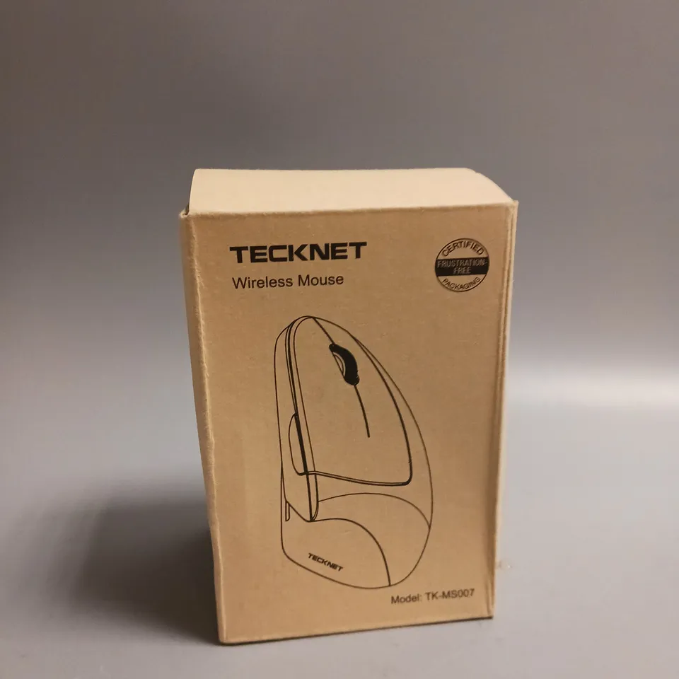 TECKNET WIRELESS MOUSE IN BLACK MODEL TK-MS007 WITH USB NANO RECEIVER 