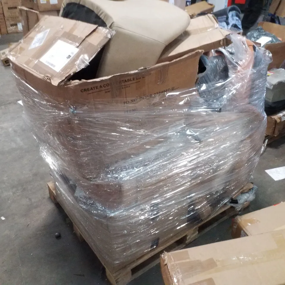 PALLET CONTAINING ASSORTED FURNITURE PARTS