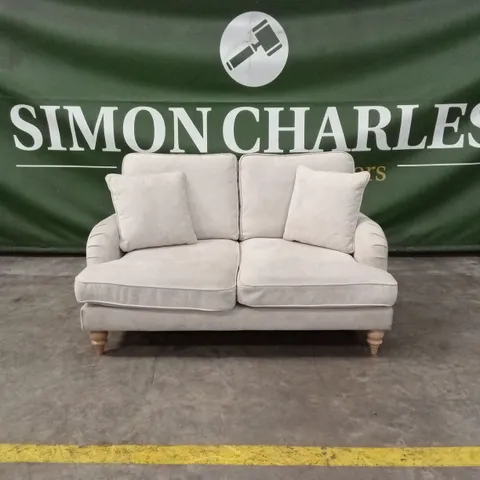 HEPBURN 2 SEATER FABRIC SOFA - NATURAL