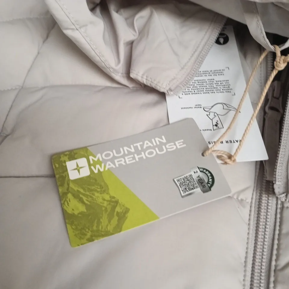 MOUNTAIN WAREHOUSE OPAL WOMEN’S PADDED GILET – LIGHT BEIGE, UK 16
