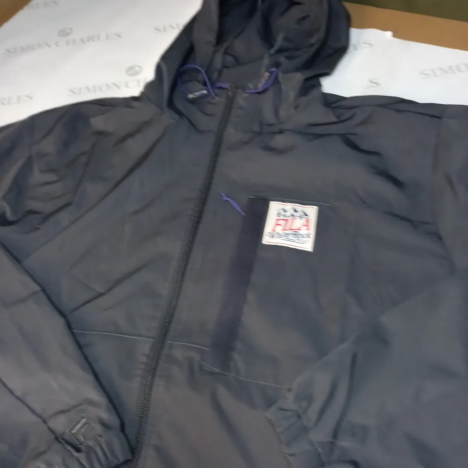 FILA REFLECTIVE RIPSTOP WINDBREAKER JACKET SIZE L