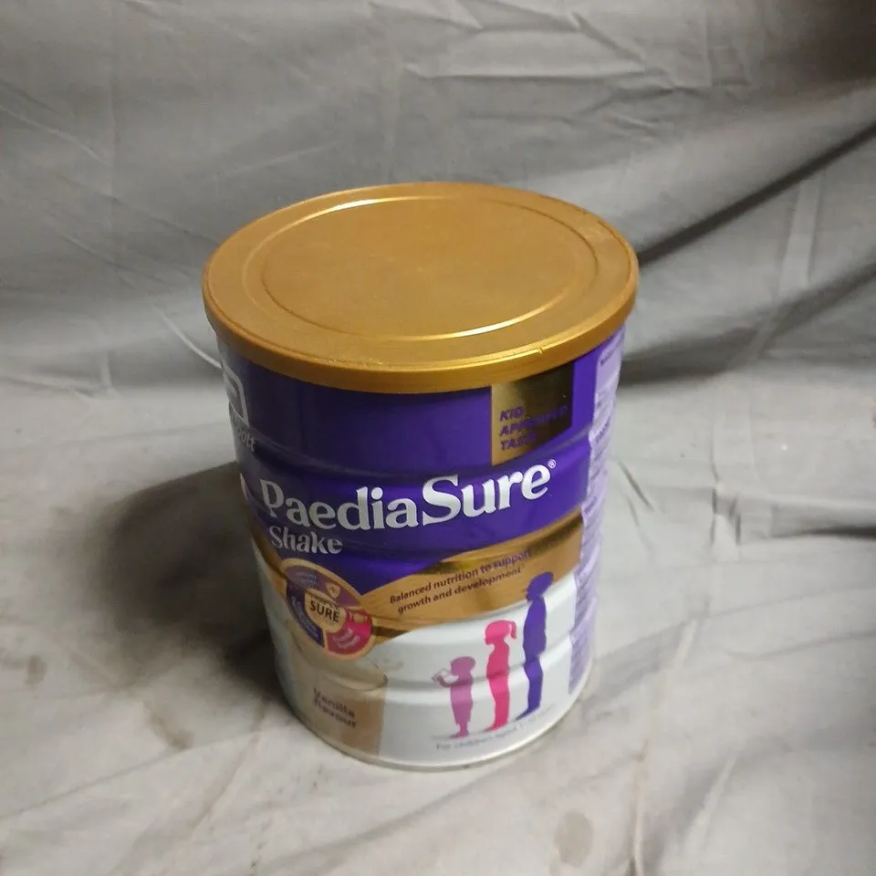 PAEDIASURE SHAKE PEDIATRIC NUTRITIONAL SHAKE – VANILLA FLAVOUR - 850G - DAMAGE TO CAN