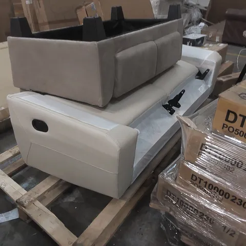 PALLET CONTAINING 2x INCOMPLETE SOFAS