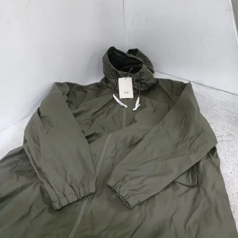 JDY GREEN PARKA JACKET, SIZE XXL (UK M)