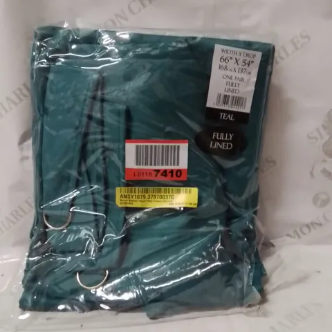 NORUSH MADISON PENCIL PLEAT CURTAINS SET OF 2 66X54"