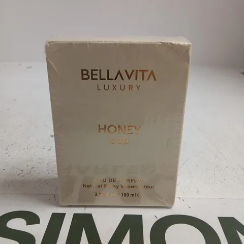 BOXED AND SEALED BELLAVITA LUXURY HONEY OUD EAU DE PARFUM 100ML