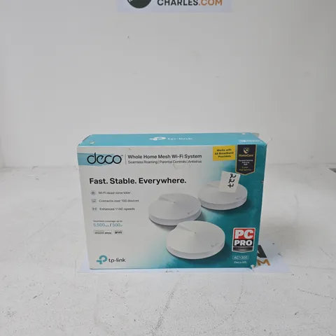 TP-LINK DECO WHOLE HOME MESH WI‑FI SYSTEM (M5) 3-PACK – BOXED