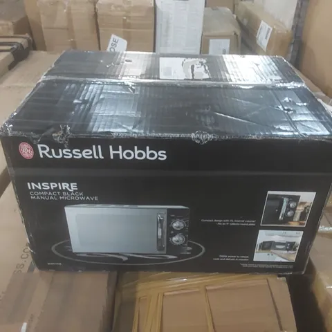 BOXED RUSSELL HOBBS RHM1731B COMPACT MICROWAVE