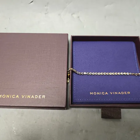 BOXED MONICA VINADER GOLDEN BRACELET 