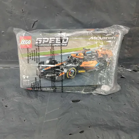 BOXED LEGO SPEED CHAMPION 2023 MCLAREN F1 RACE CAR - 76919