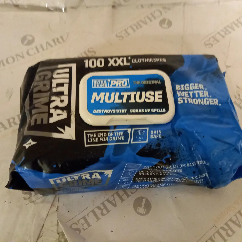 BOXED ULTRA GRIME PRO - 100XL MULTIUSE CLOTHWIPES
