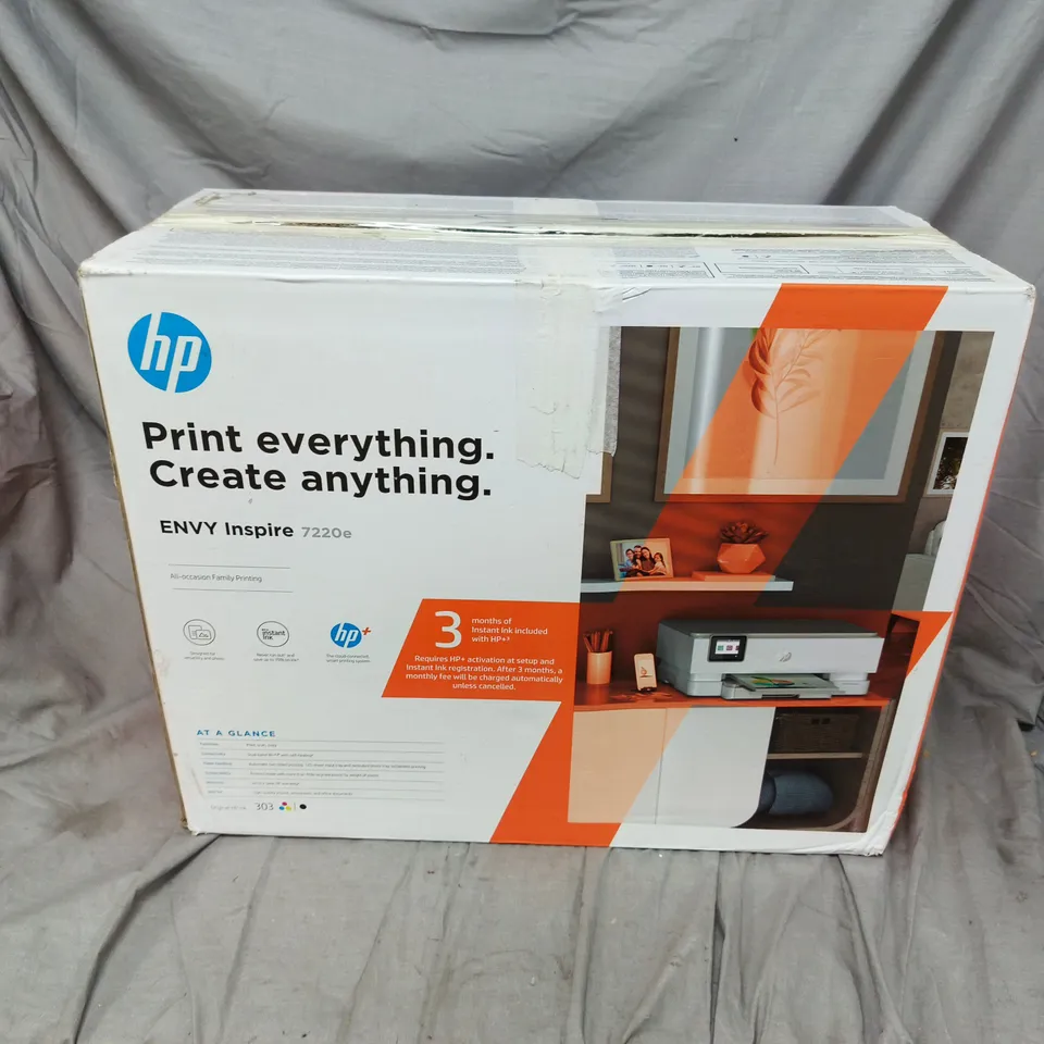 BOXED HP ENVY INSPIRE 7920E ALL IN ONE WIRELESS PRINTER