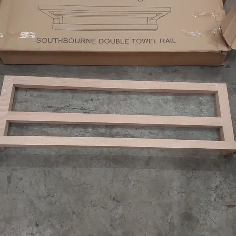 BOXED SOUTHBOURNE DOUBLE TOWEL RAIL