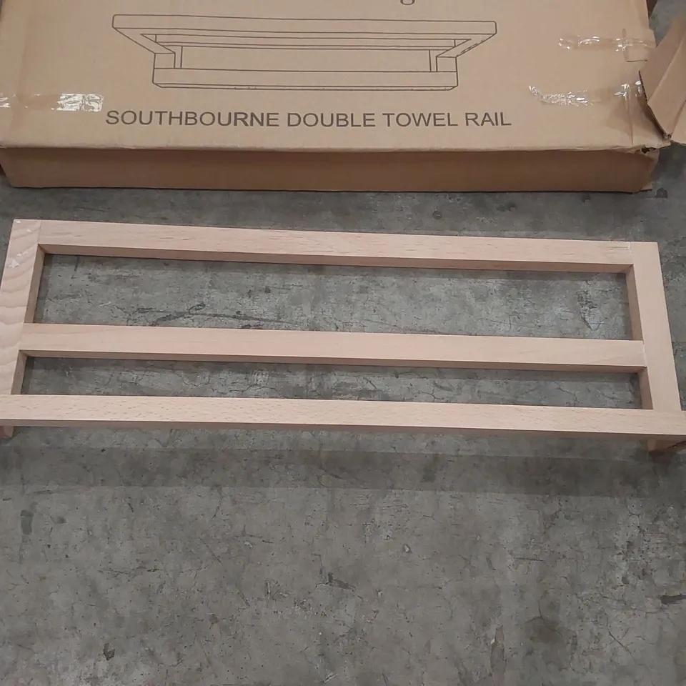 BOXED SOUTHBOURNE DOUBLE TOWEL RAIL