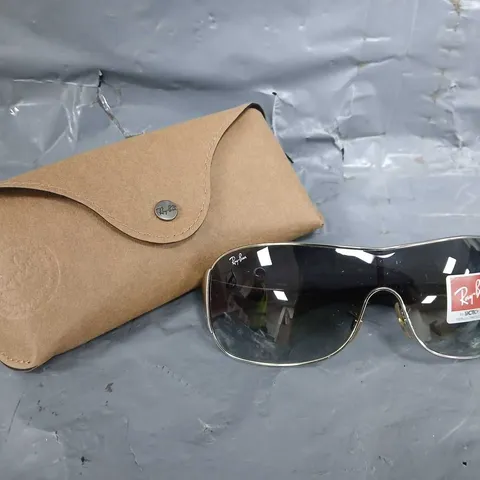RAY-BAN SUNGLASSES IN STEEL COLOUR