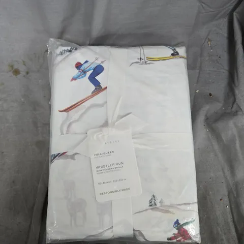 WHISTLER RUN DUVET COVER – FULL/QUEEN, PERCALE