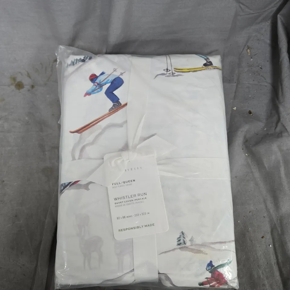 WHISTLER RUN DUVET COVER – FULL/QUEEN, PERCALE