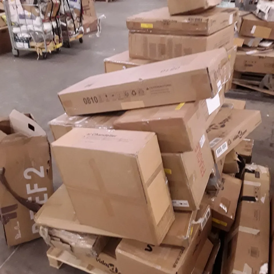 PALLET CONTAINING ASSORTED FLATPACK FURNITURE PARTS