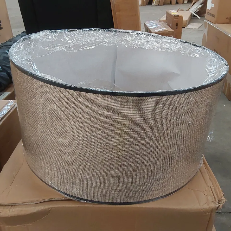 BOXED DESIGNER LAMP SHADE FOR A FLOOR STANDING LAMP