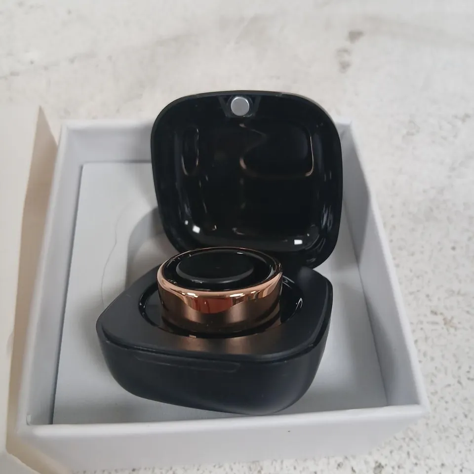 SMART RING – ROSE GOLD/BLACK (BOXED)