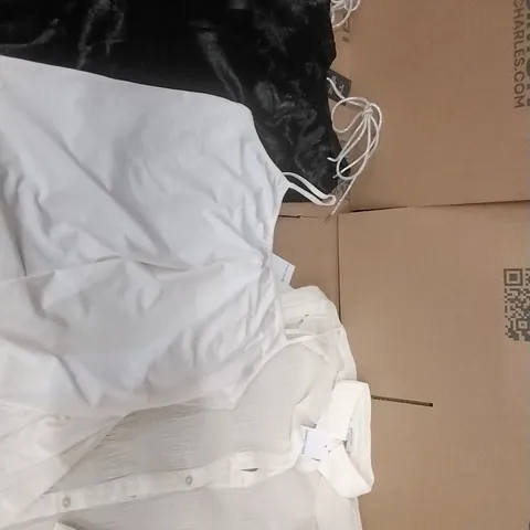 PALLET CONTAINING APPROXIMATELY 90 BRAND NEW DESIGNER WOMEN'S CLOTHES WHICH INCLUDE;JD WILLIAMS DRESSES, TOPS, SHIRTS ETC