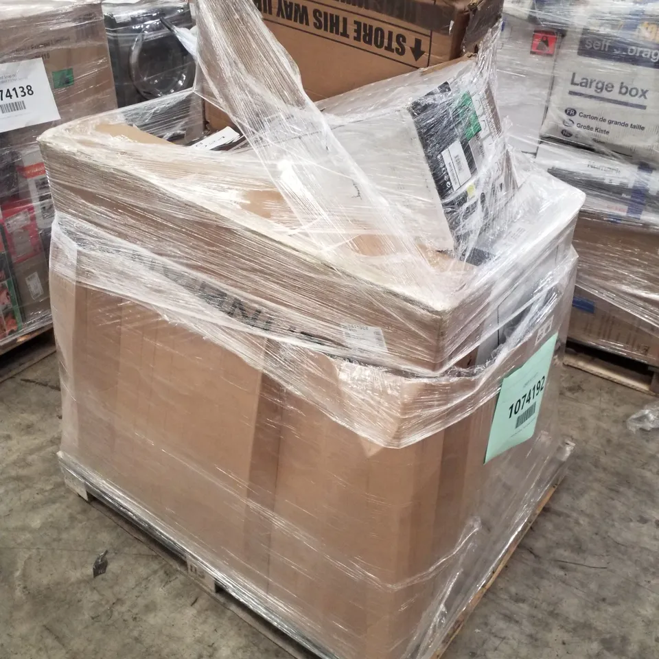 PALLET OF APPROXIMATELY 14 UNPROCESSED RAW RETURN HOUSEHOLD AND ELECTRICAL GOODS TO INCLUDE;