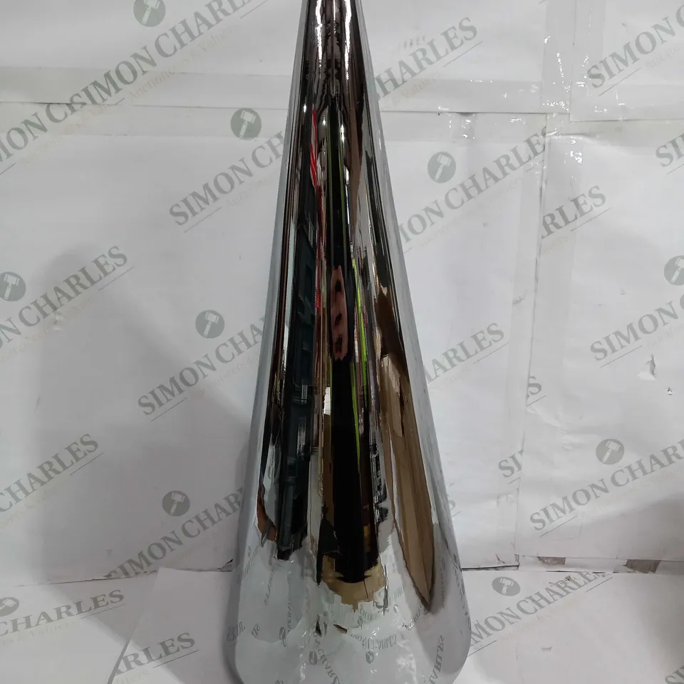 KELLY HOPPEN EXTRA LARGE INDOOR OUTDOOR PRELIT GLASS DECOR - CONE