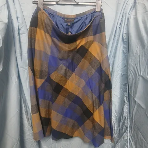 PAUL COSTELLOE DRESSAGE WOMEN'S PLAID SKIRT β UK 14 (US 10, EUR 42)