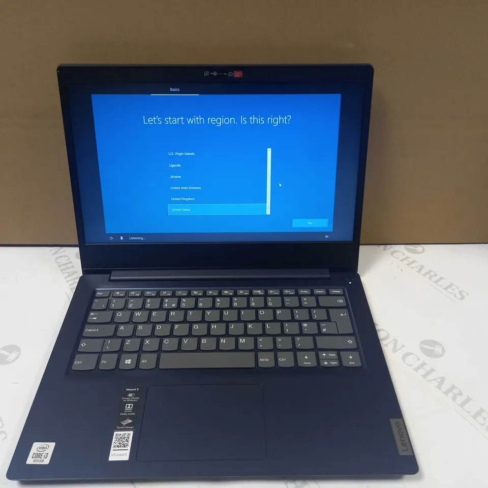 LENOVO IDEAPAD 3I 14-INCH FULL HD LAPTOP - INTEL CORE I3, 4GB RAM, 128GB SSD