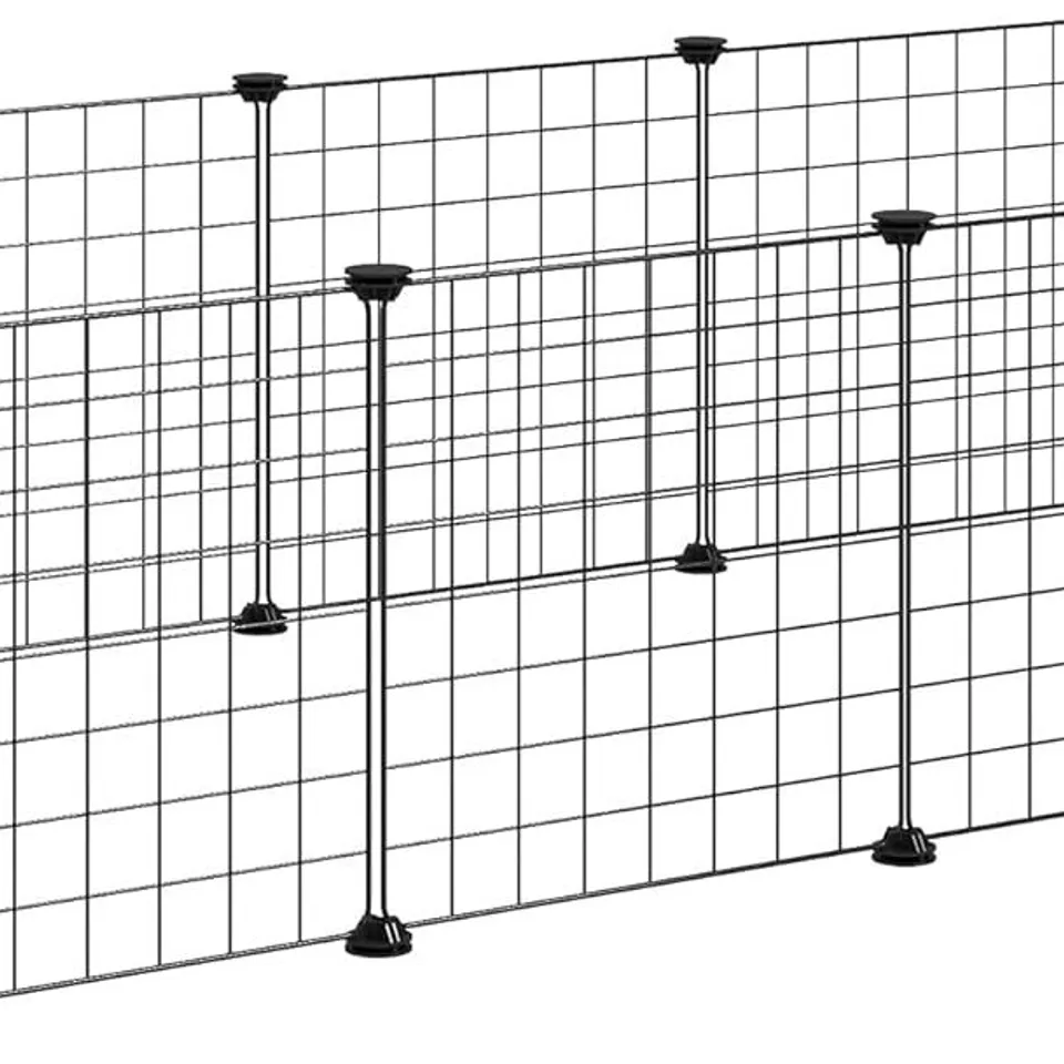 BOXED PAWHUT 12 PANEL METAL PET PLAYPEN GATE (1 BOX)
