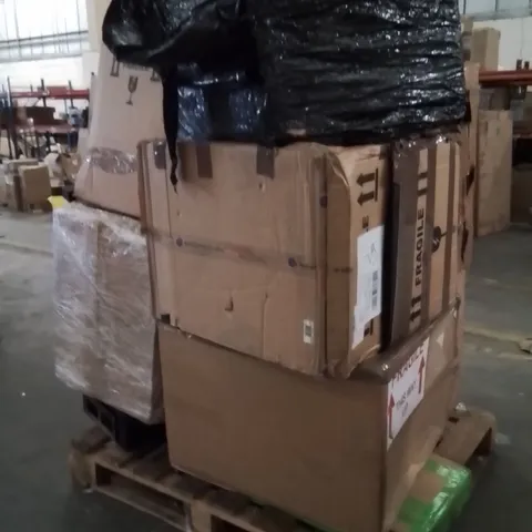 PALLET OF ASSORTED ELECTRICAL ITEMS TO INCLUDE;COOKER HOOD,TABLETOP DISHWASHER,DRYING CLOTHES POD