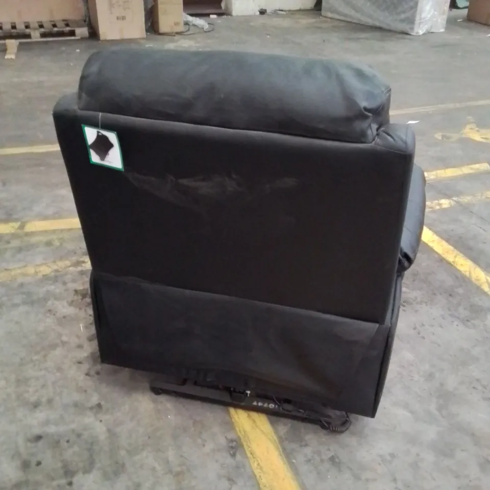 QUALITY DESIGNER ELECTRIC RECLINER -BLACK- (NO REMOTE)