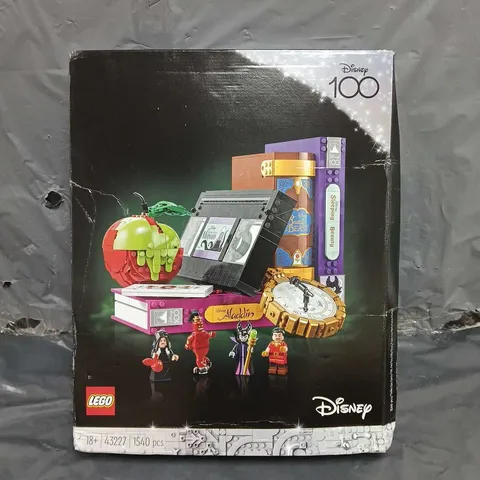 BOXED LEGO DISNEY VILLAIN ICONS SET FOR ADULTS 43227