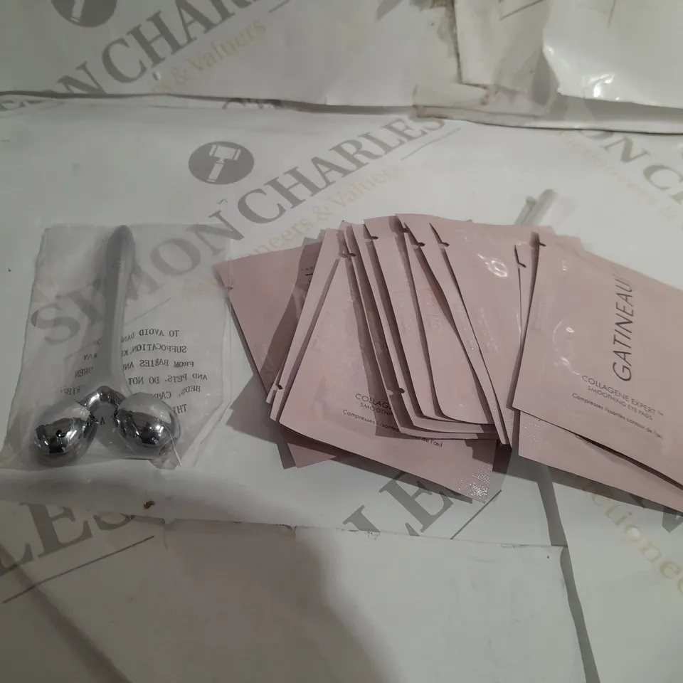 GATINEAU PARIS FACIAL MASSAGE ROLLER AND SMOOTHING EYE PADS