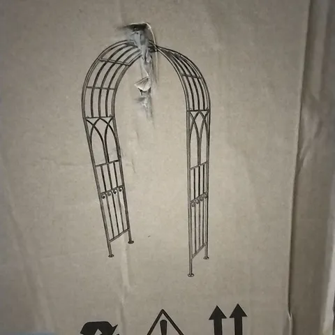 BOXED KILEY 103cm W 36cm IRON ARBOUR (1 BOX)