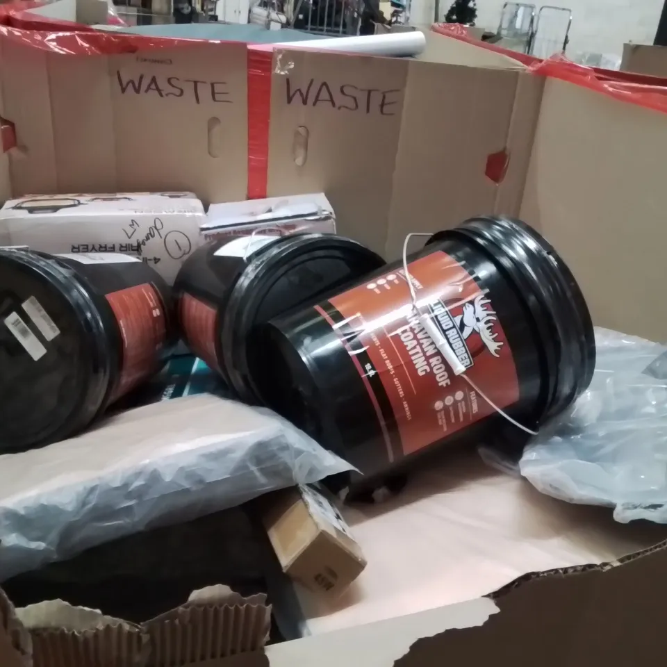 PALLET OF ASSORTED HOUSEHOLD GOODS AND PRODUCTS TO INCLUDE;AIR PURIFIER,AIR FRYER,PILLOWS