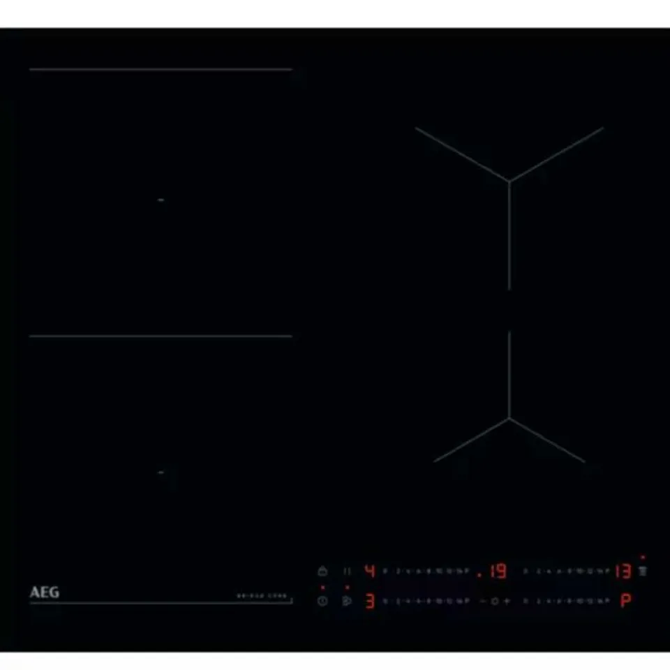 AEG TO64IB00FB 6000 4 ZONE 60CM BRIDGE INDUCTION HOB WITH HOB2HOOD - BLACK