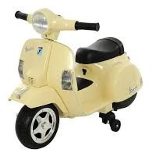 BOXED MOVE 6V ELECTRIC VESPA PX 150 RIDE ON