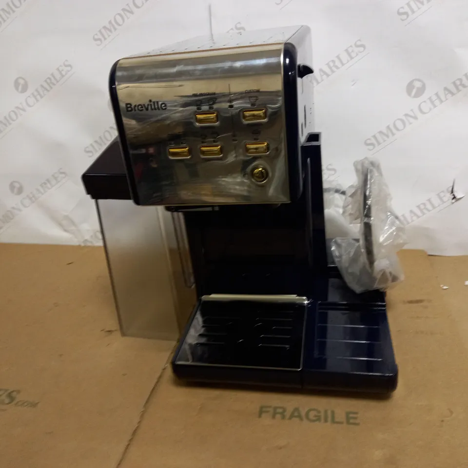 BREVILLE ONE-TOUCH COFFEEHOUSE COFFEE MACHINE - NAVY BLUE